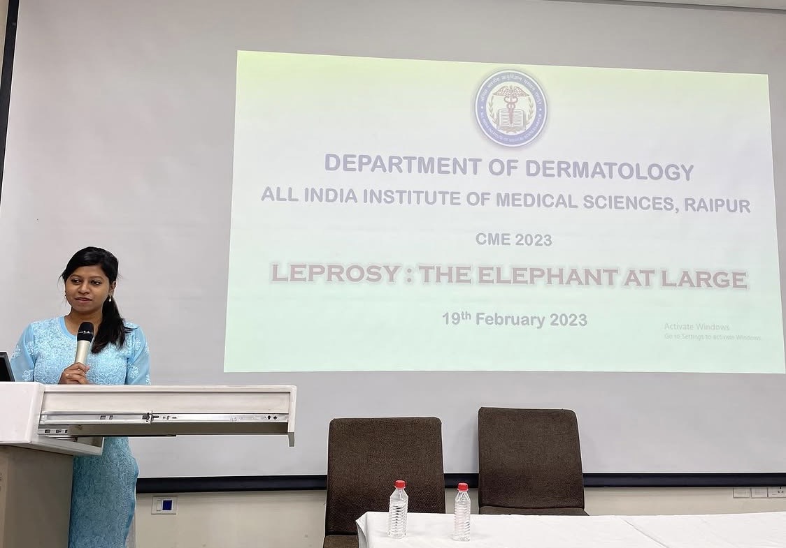 Paper presentation at dermatology conference